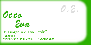 otto eva business card